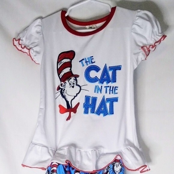 Cat And The Hat Matching Set M/4T - Picture 14 of 15